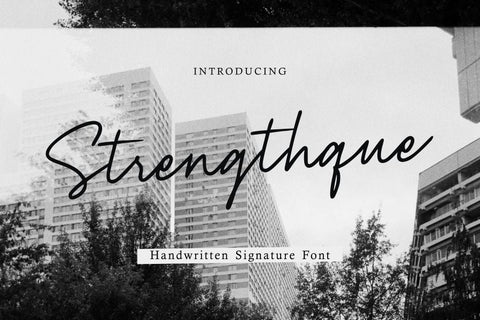 Strenghtque Font Allouse.Studio 