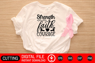 Strength Faith Courage SVG CraftlabSvg29 