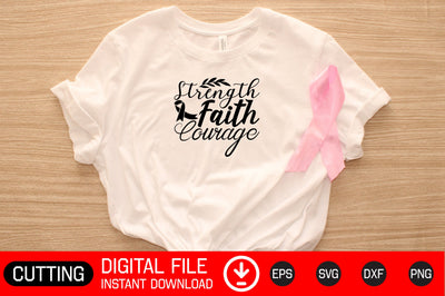 Strength Faith Courage SVG CraftlabSvg29 