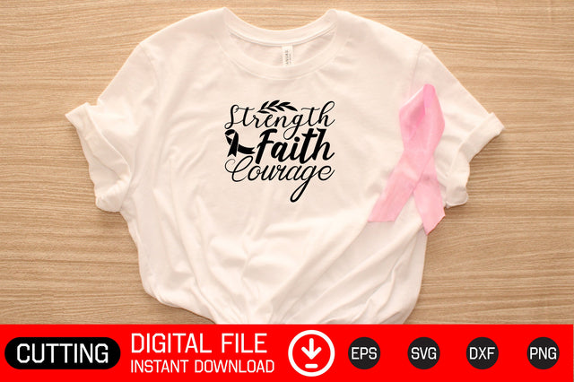 Strength Faith Courage SVG CraftlabSvg29 