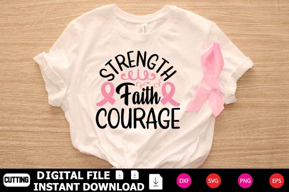 Strength Faith Courage SVG Shahin alam 