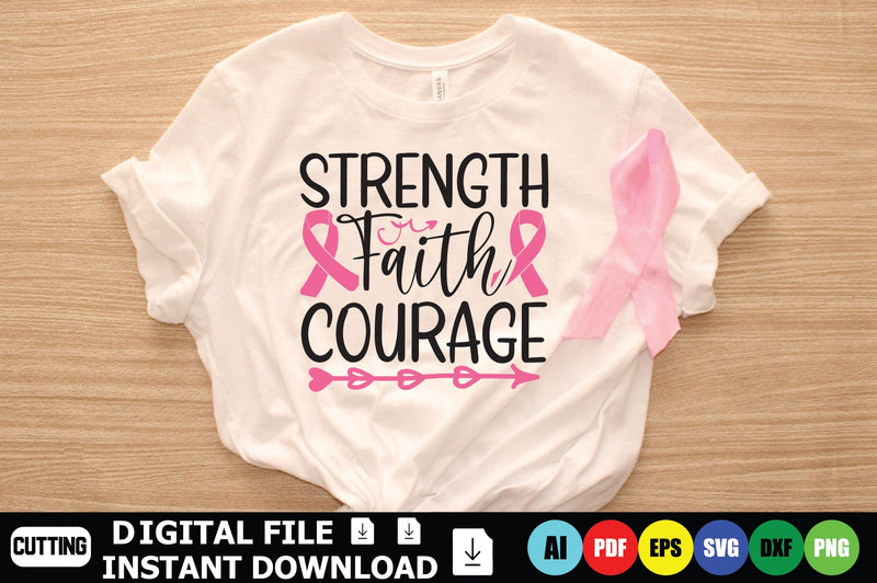 Strength Faith Courage SVG Shahin alam 
