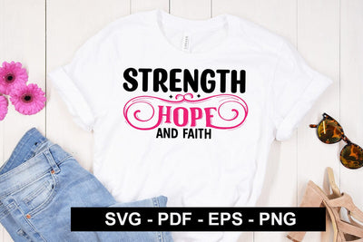 Strength Hope And Faith SVG SVG CraftingStudio 