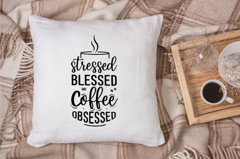 Stressed Blessed and Coffee SVG SVG futivesvg 