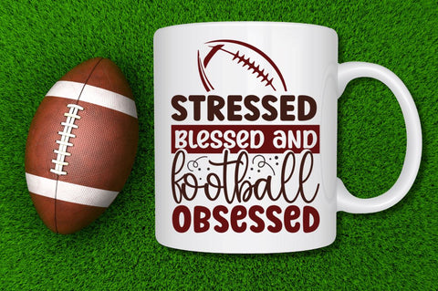 Stressed blessed and football obsessed SVG SVG Regulrcrative 