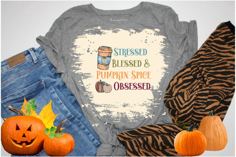 Stressed Blessed Pumpkin Spice Obsessed Sublimation Sublimation Jagonath Roy 