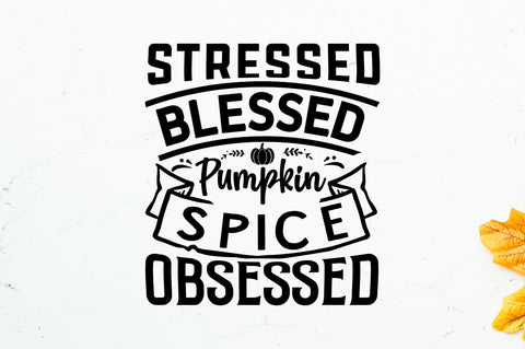 stressed blessed pumpkin svg SVG Regulrcrative 