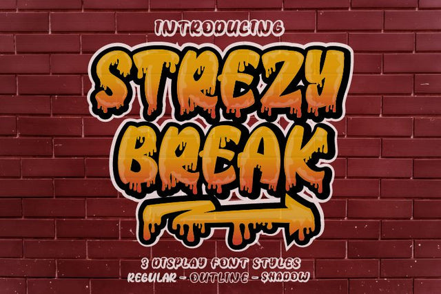 Strezy Break Font Irvan Randi 