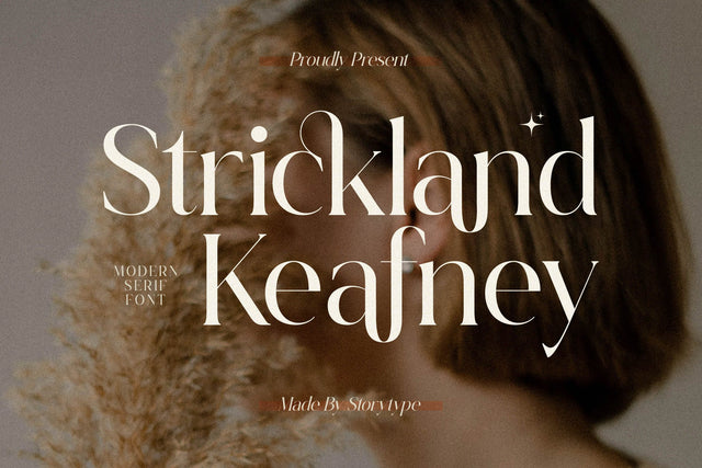 Strickland Keafney Typeface Font Storytype Studio 