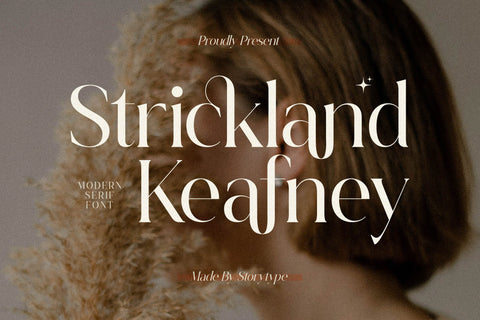 Strickland Keafney Typeface Font Storytype Studio 