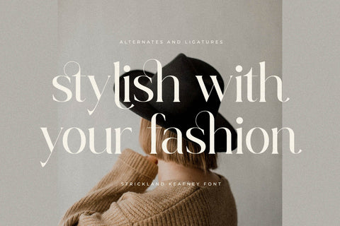 Strickland Keafney Typeface Font Storytype Studio 