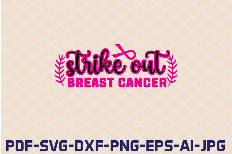 strike out breast cancer SVG farhad farhad 