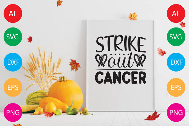 Strike out Cancer SVG CraftlabSvg29 
