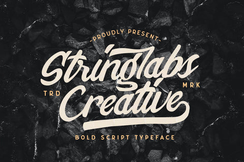 Stringlabs Creative - Bold Script Font Font StringLabs 