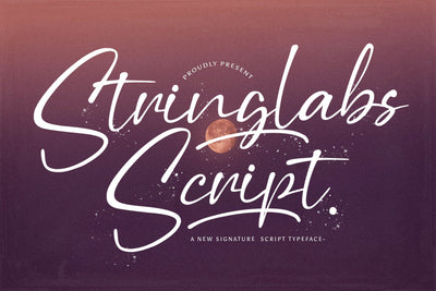 Stringlabs Script - Handwritten Font Font StringLabs 