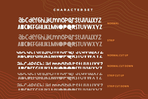 Strip Line Font Hans Co 