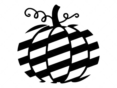 Striped Pumpkin SVG | Pattern Pumpkin SVG SVG Friendly Henry 