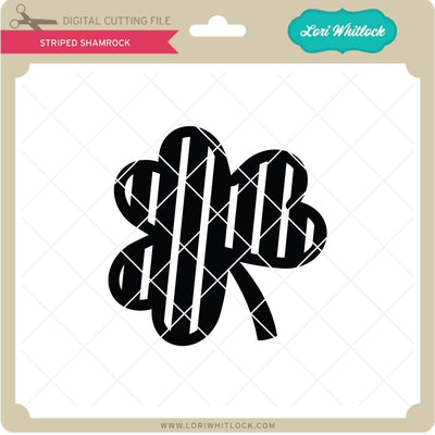 Striped Shamrock SVG Lori Whitlock 