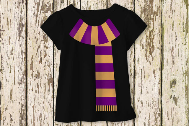 Striped Winter Scarf SVG Designed by Geeks 
