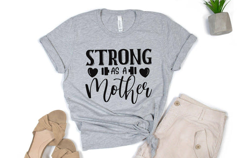 Strong As A Mother | Mom SVG | Printable File SVG CraftLabSVG 