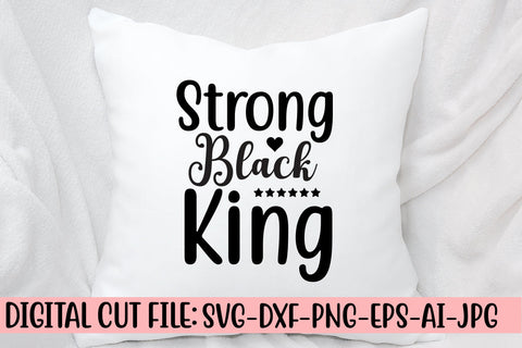 Strong Black King SVG Cut File SVG Syaman 