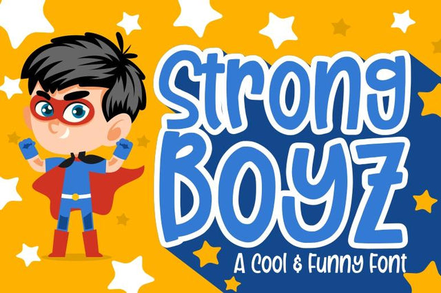 Strong Boyz Font Garisman Studio 