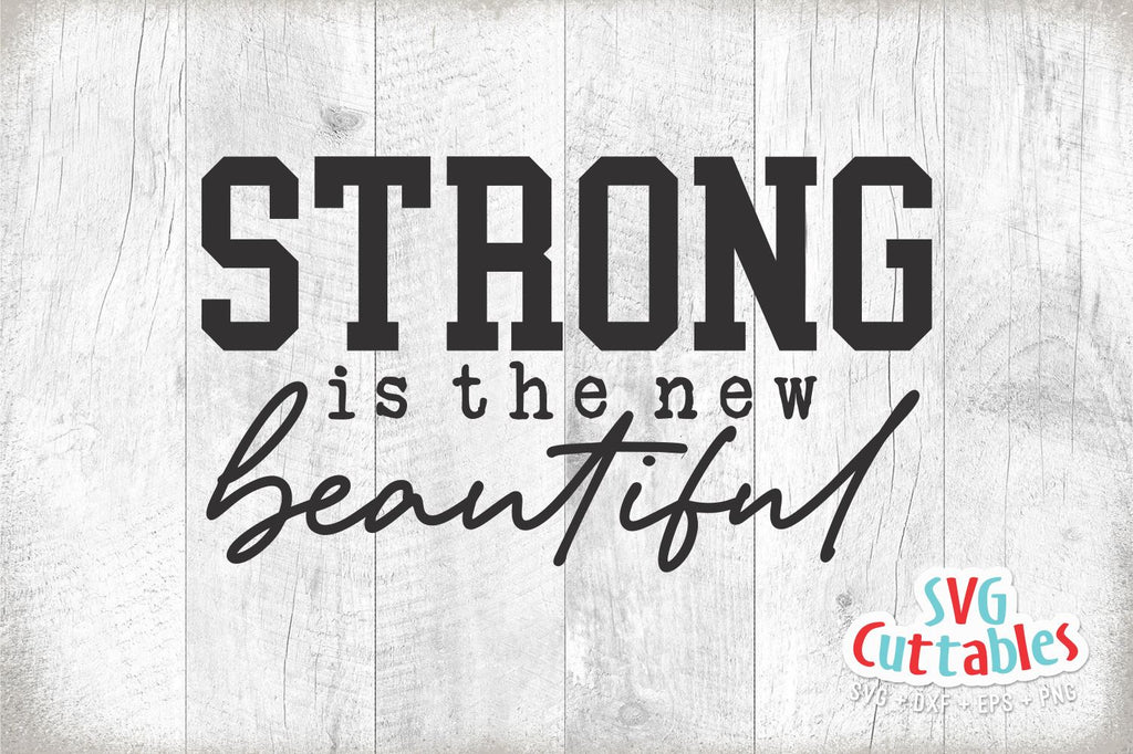 Strong Is The New Beautiful svg | Fitness svg | Workout svg | Exercise ...