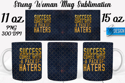 Strong Woman 11 Oz | 15 Oz Mug Sublimation Sublimation Fly Design 