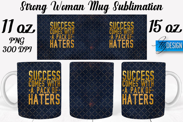 Strong Woman 11 Oz | 15 Oz Mug Sublimation Sublimation Fly Design 