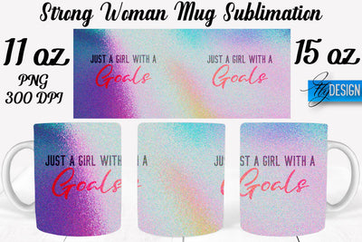 Strong Woman 11 Oz | 15 Oz Mug Sublimation Sublimation Fly Design 
