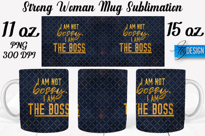 Strong Woman 11 Oz | 15 Oz Mug Sublimation Sublimation Fly Design 