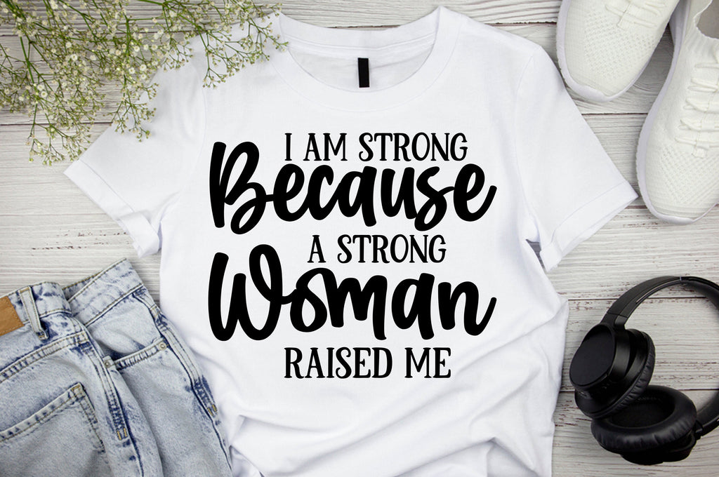 Strong Woman 30 Designs SVG Bundle - So Fontsy