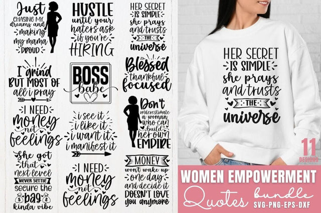 Strong Woman Svg Bundle SVG DESIGNISTIC 