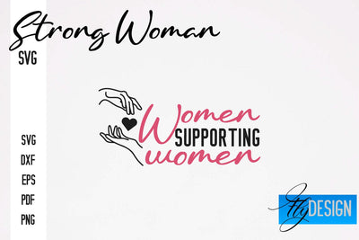 Strong Woman SVG | Motivation Quotes SVG SVG Fly Design 