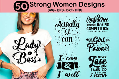 Strong women quotes SVG bundle, woman t shirt cut files SVG Paper Switch 