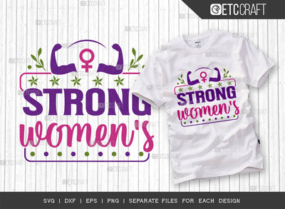 Strong Womens SVG Cut File, Womens Day Svg, Girl Power, Strong Girl, International Womens Day, Womens Day Quote, ETC T00371 SVG ETC Craft 
