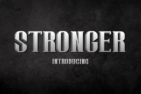 Stronger font Font Fox7 By Rattana 