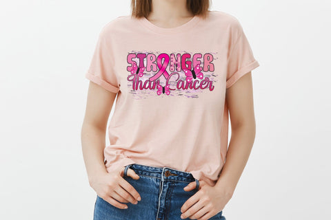Stronger Than Cancer PNG Sublimation Sublimation CraftLabSVG 