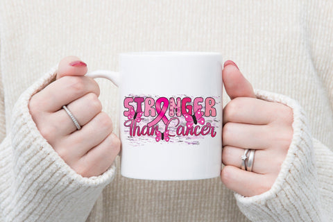 Stronger Than Cancer PNG Sublimation Sublimation CraftLabSVG 