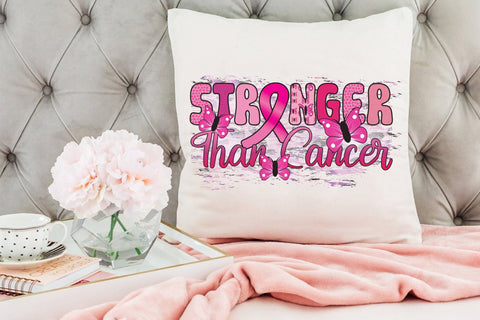 Stronger Than Cancer PNG Sublimation Sublimation CraftLabSVG 
