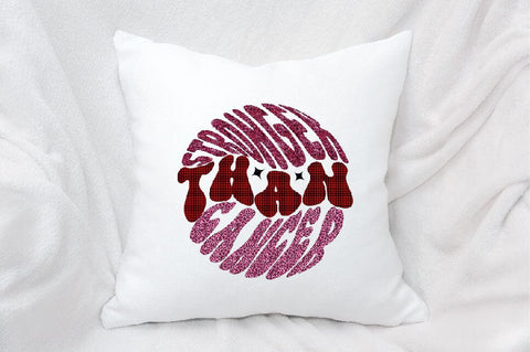 Stronger Than Cancer Sublimation SVGArt 