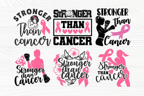 Stronger Than Cancer SVG Bundle, Cancer Svg, Png SVG TonisArtStudio 