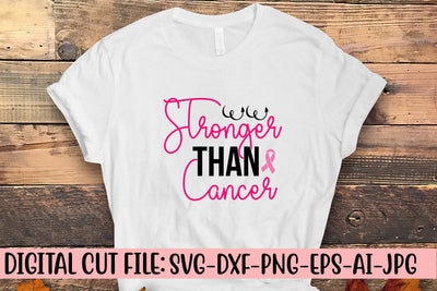 Stronger Than Cancer SVG Cut File SVG Syaman 
