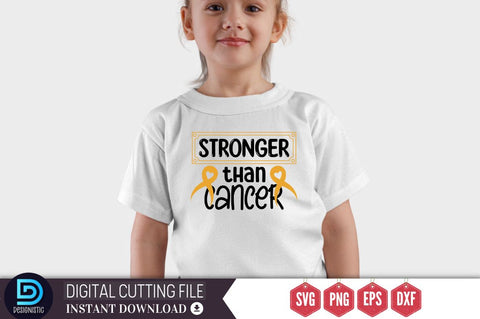 Stronger than cancer SVG DESIGNISTIC 