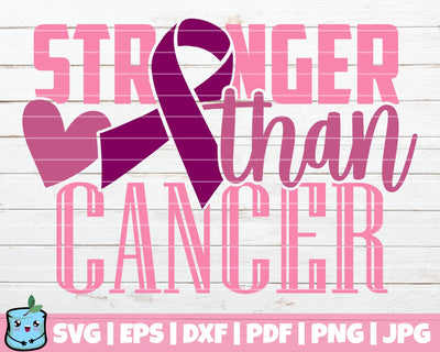 Stronger Than Cancer SVG MintyMarshmallows 