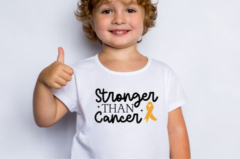 Stronger than cancer SVG SVG DESIGNISTIC 