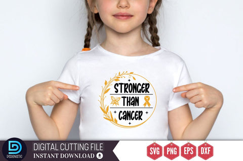 Stronger than cancer SVG SVG DESIGNISTIC 