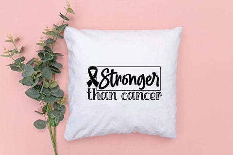 Stronger than cancer SVG SVG DESIGNISTIC 