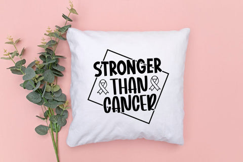 Stronger than cancer SVG SVG DESIGNISTIC 