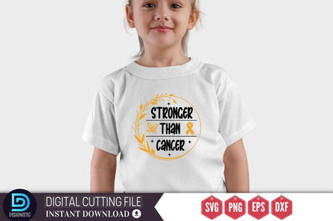 Stronger than cancer SVG SVG DESIGNISTIC 